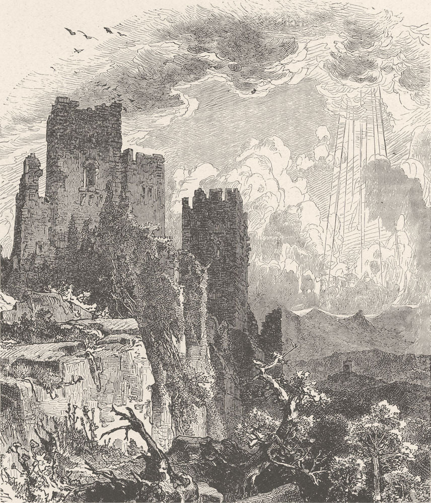 FRANCE. The Three Axes 1903 old antique vintage print picture